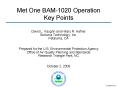 Met One BAM-1020 Operation Key Points PowerPoint PPT Presentation