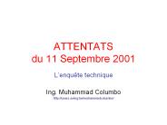ATTENTATS du 11 Septembre 2001