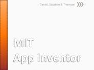MIT App Inventor