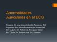 Anormalidades Auriculares en el ECG PowerPoint PPT Presentation
