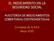EL MEDICAMENTO EN LA SEGURIDAD SOCIAL