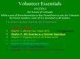 Volunteer Essentials PowerPoint PPT Presentation