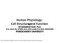Human Physiology: Cell Structure and Function PowerPoint PPT Presentation