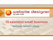 15 essential small business website launch steps