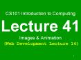 CS101 Introduction to Computing Lecture 41 Images PowerPoint PPT Presentation