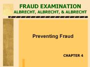 FRAUD EXAMINATION ALBRECHT, ALBRECHT,