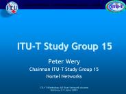 ITU-T Study Group 15