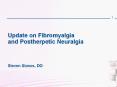 Update on Fibromyalgia and Postherpetic Neuralgia  Steven Stanos, DO PowerPoint PPT Presentation