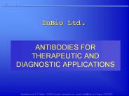 ANTIBODIES FOR THERAPEUTIC AND DIAGNOSTIC APPLICATIONS