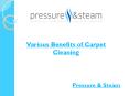 Various Benefits of Carpet Cleaning PowerPoint PPT Presentation