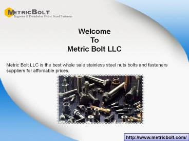whole sale stainless steel nuts bolts and fasteners suppliers