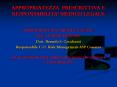 APPROPRIATEZZA PRESCRITTIVA E RESPONSABILITA PowerPoint PPT Presentation