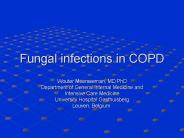 Fungal infections in COPD
