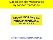 Auto Repair and Maintenance by certified mechanics