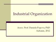 Industrial Organization