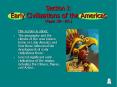 Section I: Early Civilizations of the Americas (Pages 198 - 205 ) PowerPoint PPT Presentation