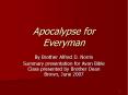 Apocalypse for Everyman PowerPoint PPT Presentation