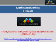 Security Information and Event Management Market