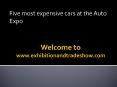 Five most expensive cars at the Auto Expo