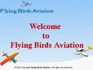 Flying Birds Aviation-Air Charter Company in India