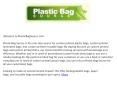 Plastic Shopping Bags - Plastic Bag Source PowerPoint PPT Presentation