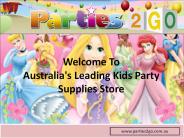 Kids Party Supplies