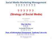 Social Media Marketing Management ????????
