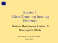 Kapitel 7: Klient/Tjener og Intra- og Ekstranett PowerPoint PPT Presentation