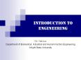 Introduction to engineering PowerPoint PPT Presentation
