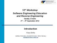 12th Workshop