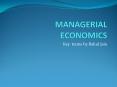 MANAGERIAL ECONOMICS PowerPoint PPT Presentation