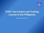TOEFL Test Centers in the Philippines