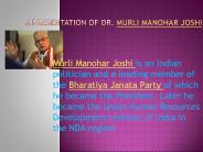 Murli Manohar Joshi