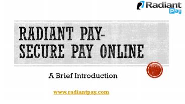 Radiant Pay-Merchant Payment Gateways