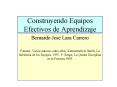Construyendo Equipos Efectivos de Aprendizaje PowerPoint PPT Presentation