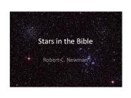 Stars in the Bible