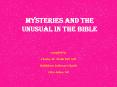 Intriguing questions about the Bible PowerPoint PPT Presentation