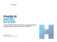 PHASE-III MACRO SYSTEM