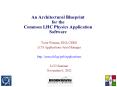 An Architectural Blueprint for the Common LHC Physics Application Software PowerPoint PPT Presentation