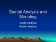 Spatial Analysis and Modeling PowerPoint PPT Presentation