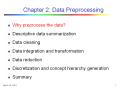 Chapter 2: Data Preprocessing PowerPoint PPT Presentation