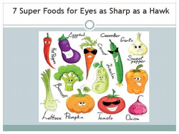superfoods for eyes