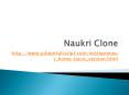 Naukri clone, timesjobs script, monster clone PowerPoint PPT Presentation