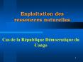 Exploitation des ressources naturelles PowerPoint PPT Presentation