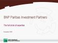 BNP Paribas Investment Partners PowerPoint PPT Presentation
