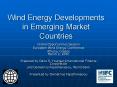 Wind Energy Developments in Emerging Market Countries PowerPoint PPT Presentation