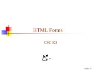 HTML Forms