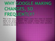 Google Updates