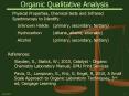 Organic Qualitative Analysis PowerPoint PPT Presentation