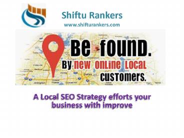 Local Business SEO Marketing, Shiftu rankers India